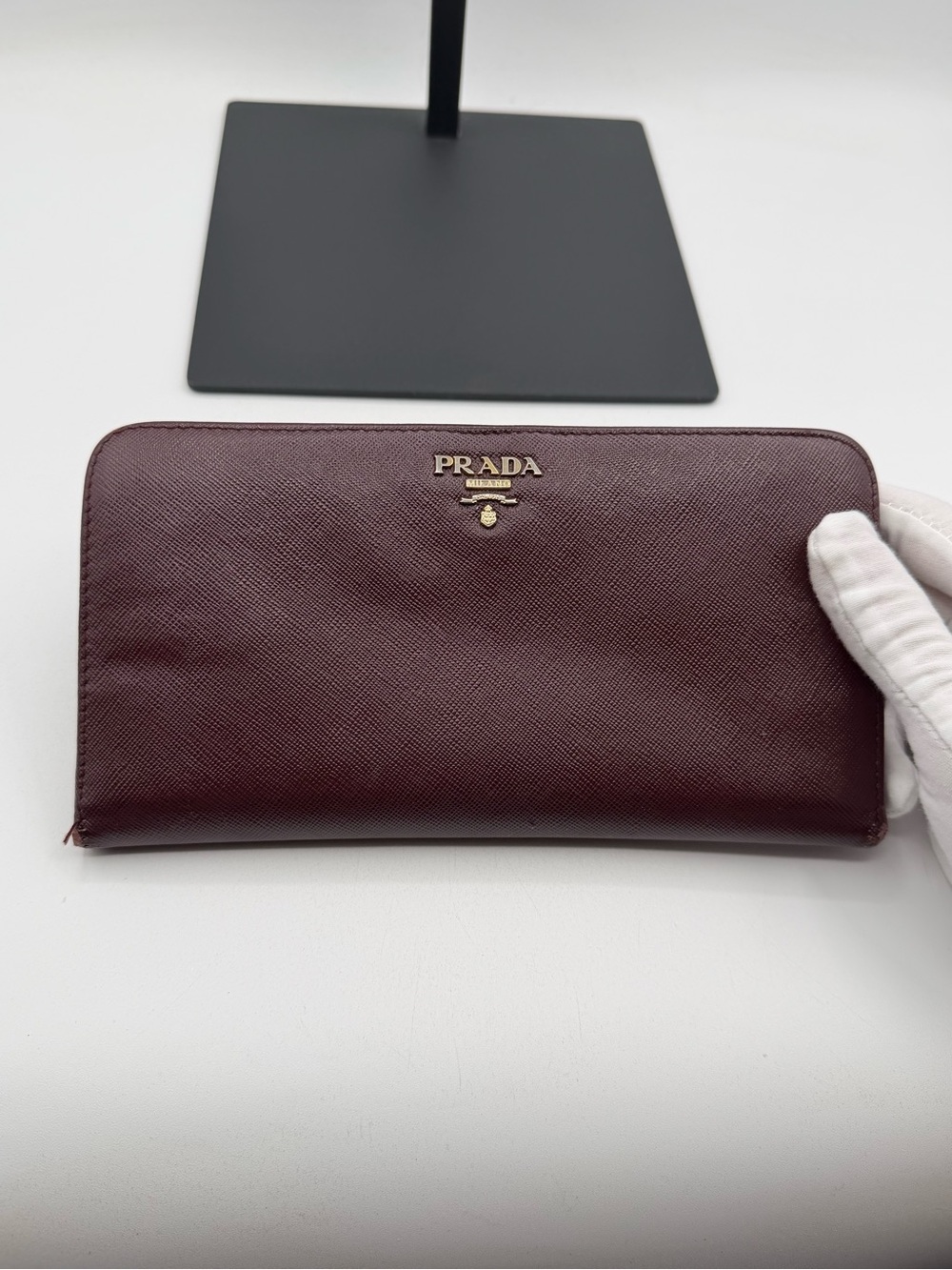 Prada Large Saffiano Leather Wallet